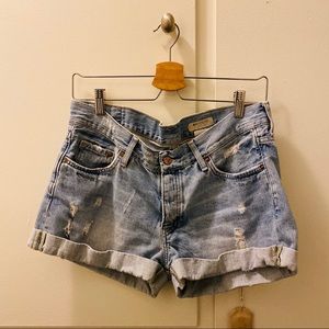 Vintage look boyfriends jean/shorts